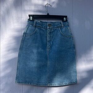 Vintage Sloane Sport Denim Mini Skirt